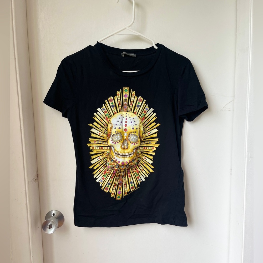 Alexander McQueen graphic crew neck T-Shirt size S or 4 - Picture 2 of 11
